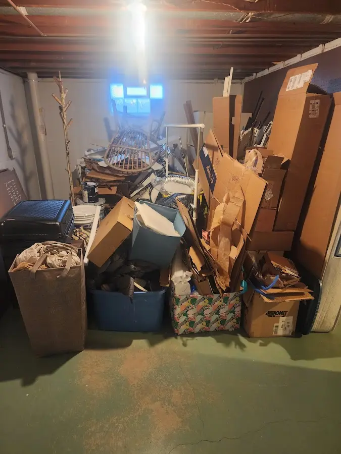 Roll-off dumpster container at job site for Concrete Dumpster Rental in San Rafael